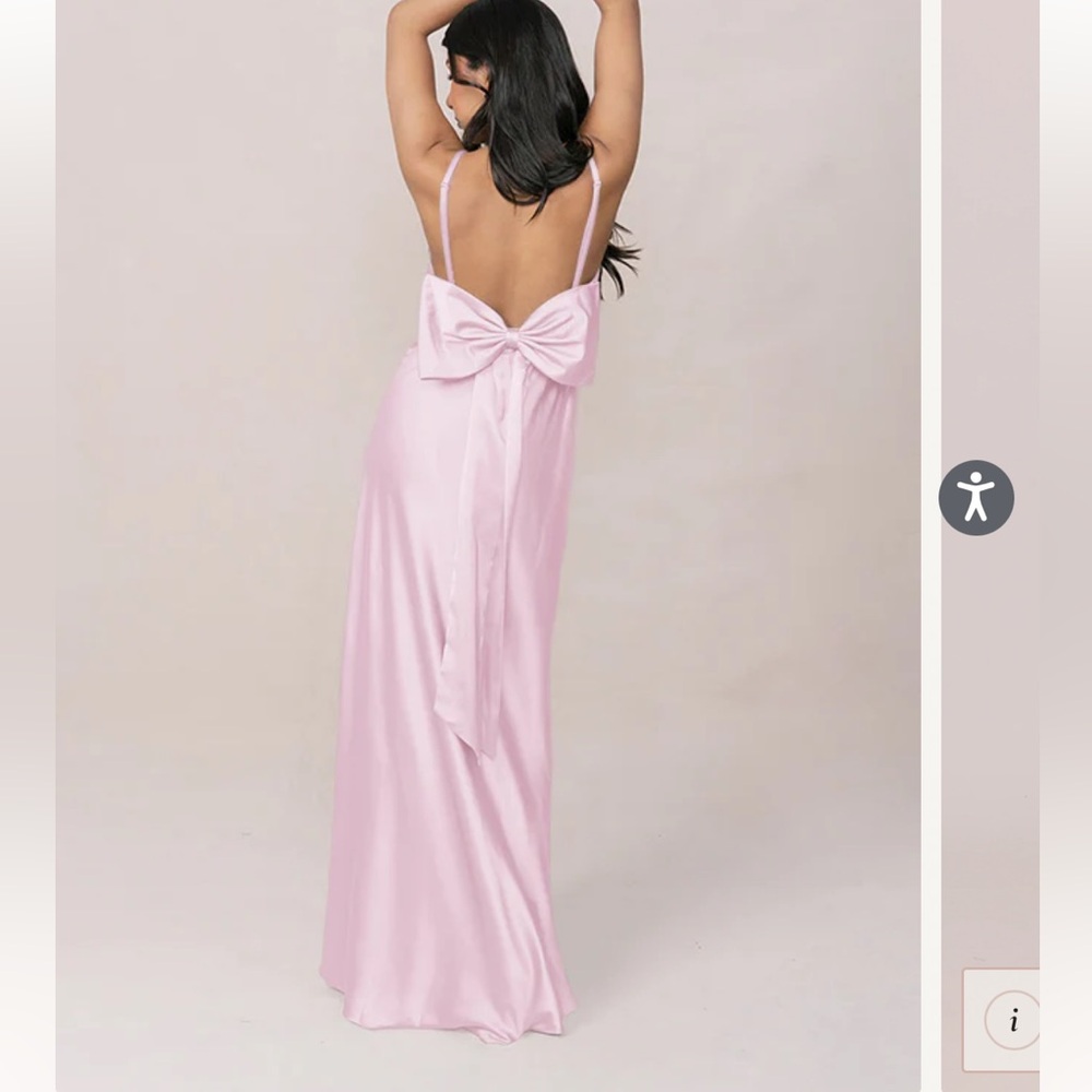 Revelry Steph Satin Dress